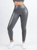 Load image into Gallery viewer, Silver Sauna Yoga Pants
