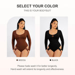 Load image into Gallery viewer, Long Sleeve Scoop Neck Bodysuit
