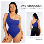Load image into Gallery viewer, One Shoulder Piece Bodysuit
