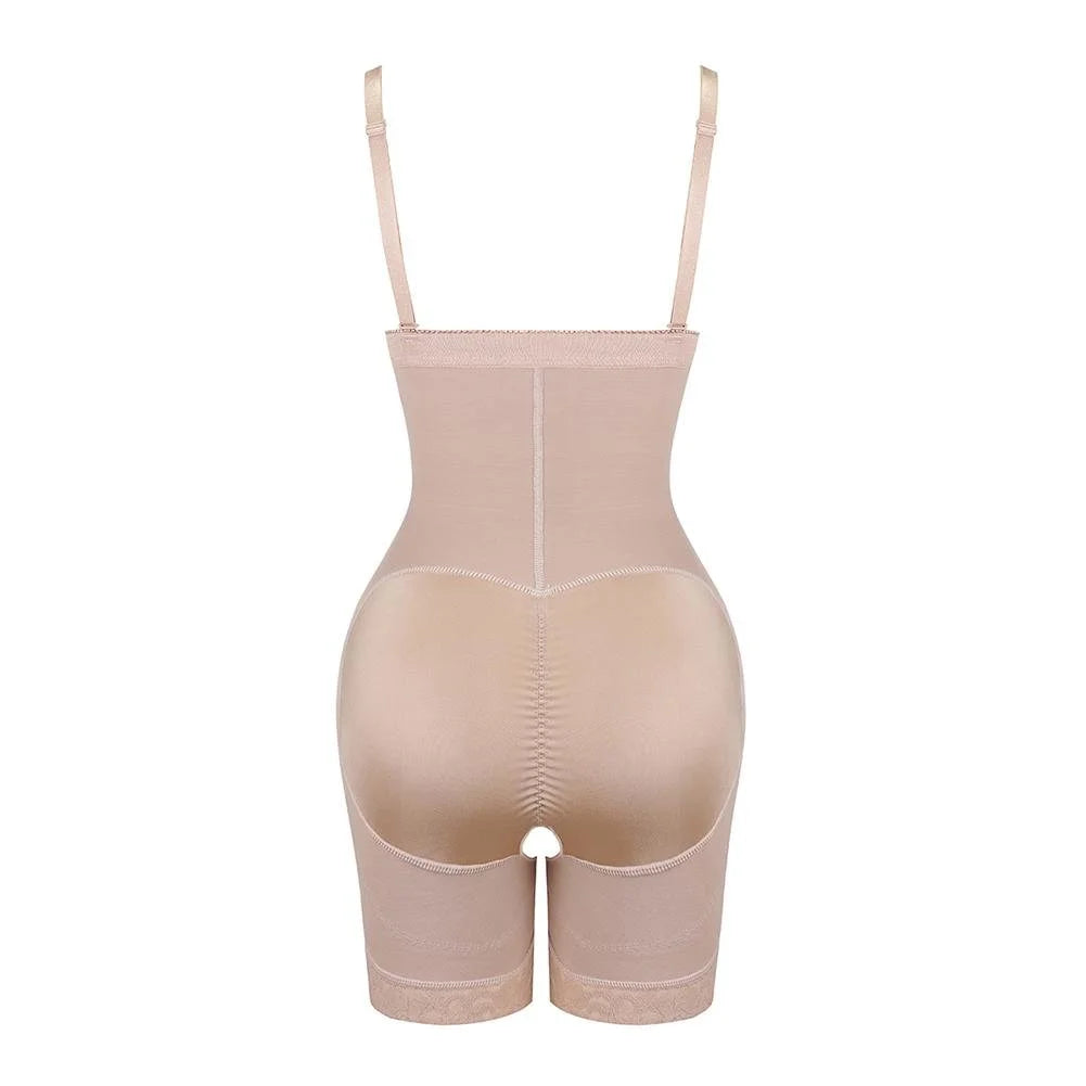 Beige Body Shaper with Detachable Straps