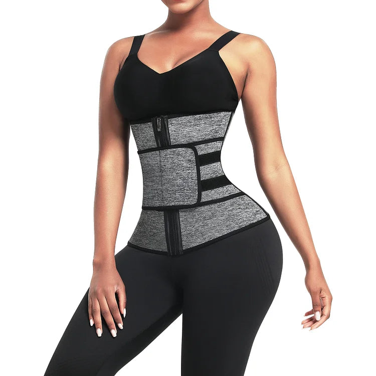 6 Steel Bone Waist Trainer with Belt