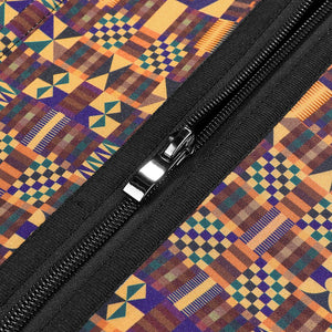 African Print Waist Trainer with Zipper