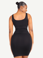 Load image into Gallery viewer, Square Neck Shapewear Dress
