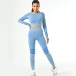 Load image into Gallery viewer, Yoga Pants Set with Thumb Buckles
