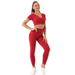 Load image into Gallery viewer, Short Sleeve Yoga Wear
