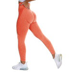 Load image into Gallery viewer, Seamless Hip Yoga Pants - Rose Red
