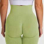 Load image into Gallery viewer, Seamless Hip Yoga Pants - Rose Red

