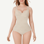 Load image into Gallery viewer, 1pc V-Neck Bodysuit -Mesh Lining
