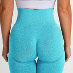Load image into Gallery viewer, Seamless Hip Yoga Pants - Rose Red
