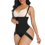 Load image into Gallery viewer, Black High Waisted Adjustable Leg Bodysuit
