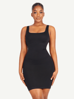 Load image into Gallery viewer, Square Neck Shapewear Dress
