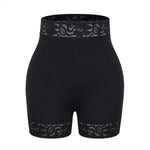 Load image into Gallery viewer, Mid-Waist Lace Shorts - Black Tummy Shaper
