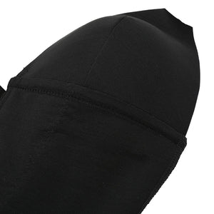 Black Lace Bodysuit - Low Back, Open Crotch