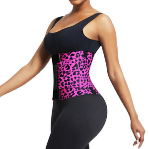 Rose Red Waist Trainer with Straps