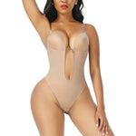 Load image into Gallery viewer, High Waist Tummy Control Bodysuit with Straps
