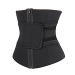 Load image into Gallery viewer, Black Zipper Waist Trainer
