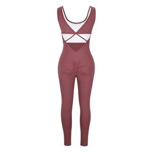 Purplish Red Jumpsuit