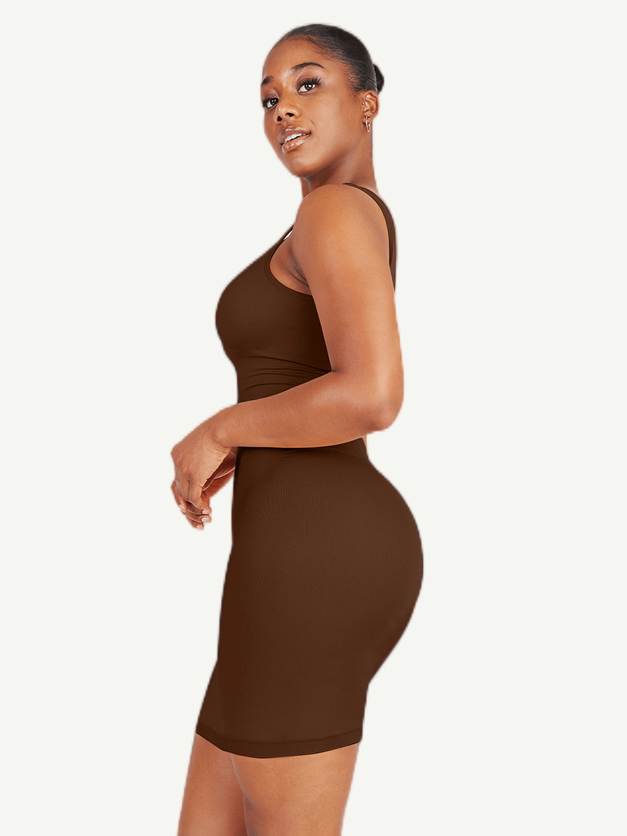 Square Neck Shapewear Dress