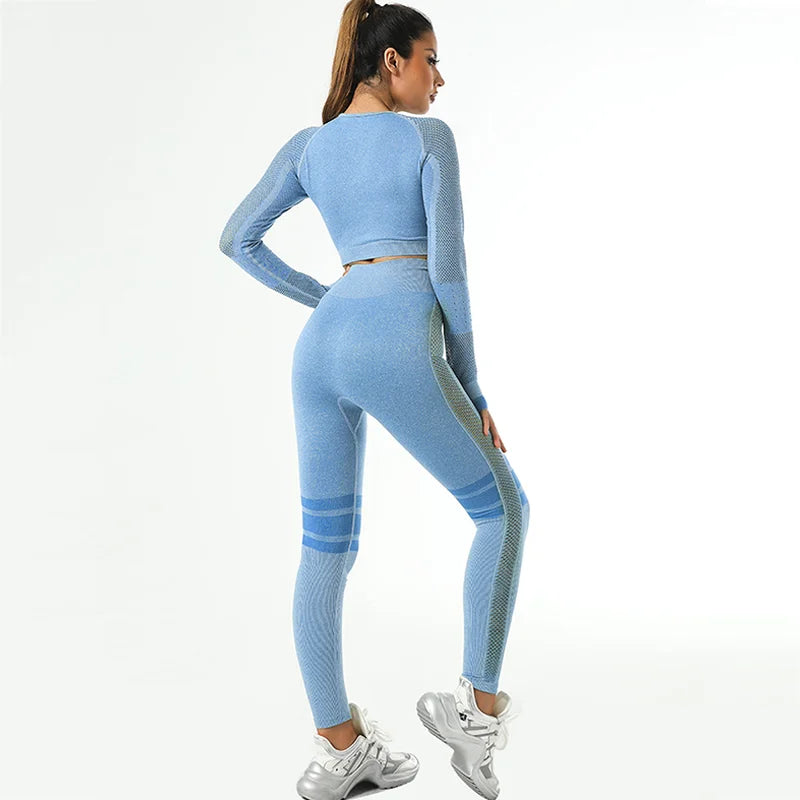 Yoga Pants Set with Thumb Buckles