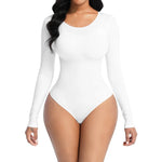 Load image into Gallery viewer, One Piece Long Sleeve Body Corset

