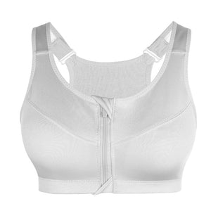 Sports Bra with Front Zipper