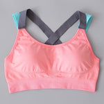 Load image into Gallery viewer, Push Up Sports Bra with Cross Straps
