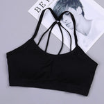 Load image into Gallery viewer, Push Up Sports Bra with Letters
