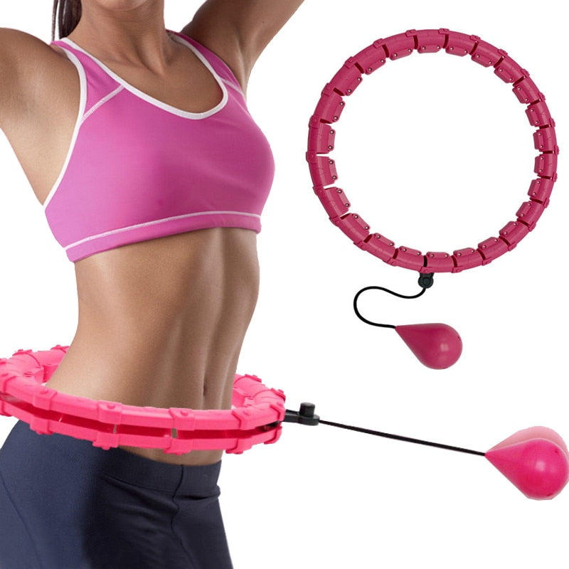 Adjustable Hula Hoops with Weighted Ball
