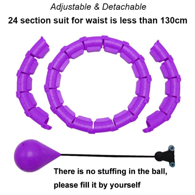 Adjustable Hula Hoops with Weighted Ball
